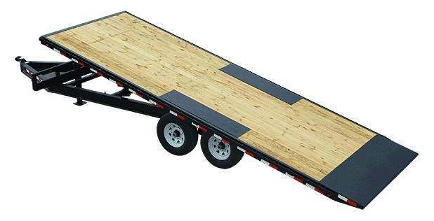 2025 PJ 8.5x22 Deckover Tilt16k gvwr (T8) 8k axles power tilt Equipment Trailer