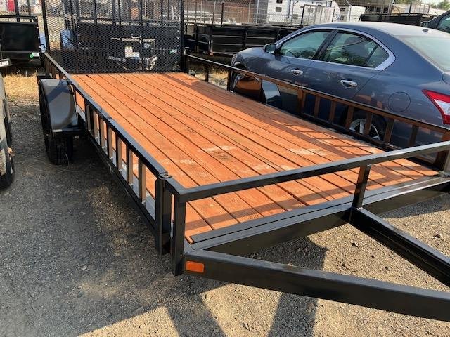 2024 Iron Eagle 6.5'x14' Emax Utility Trailer with Side Load Ramps