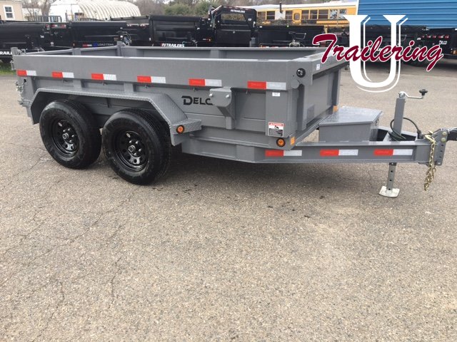 2026 Delco 5'x10' Bumper Pull 7k GRAY