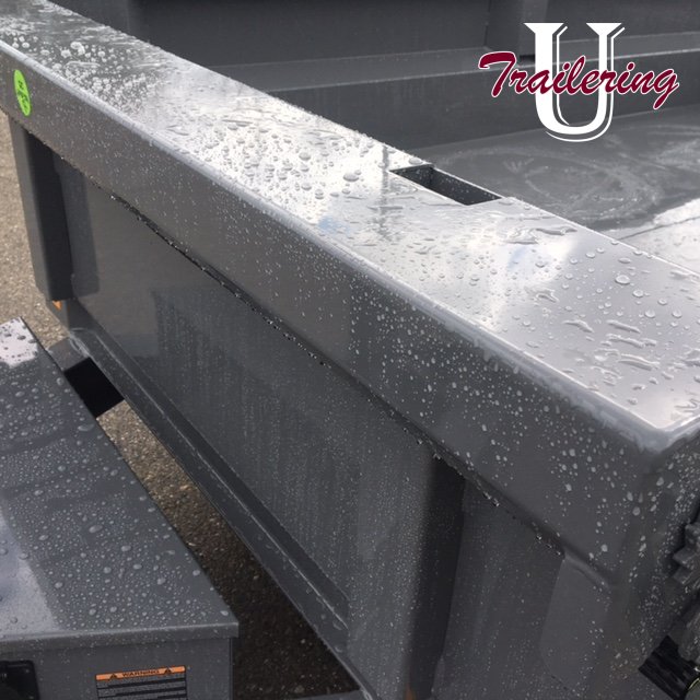 2026 Delco 5'x10' Bumper Pull 7k GRAY