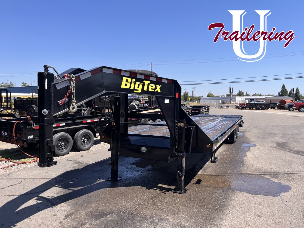 2019 Big Tex 25 GooseNeck 102x25'+5' with monster ramps. Lightly used and checked out