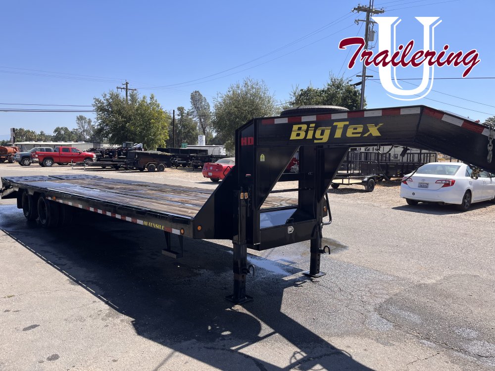 2019 Big Tex 25 GooseNeck 102x25'+5' with monster ramps. Lightly used and checked out