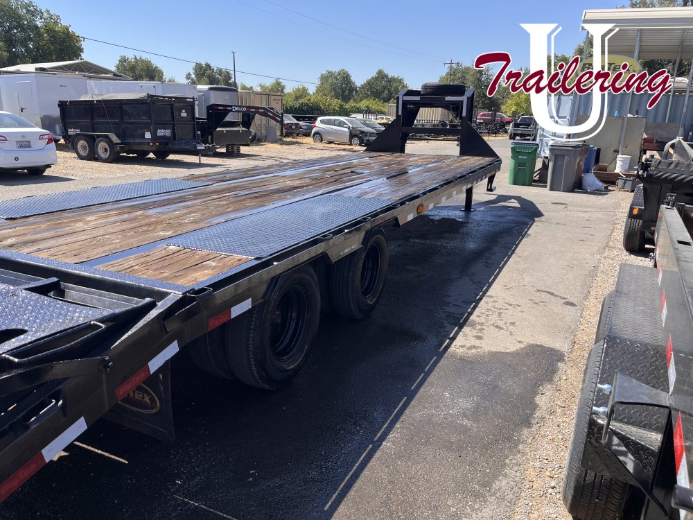2019 Big Tex 25 GooseNeck 102x25'+5' with monster ramps. Lightly used and checked out