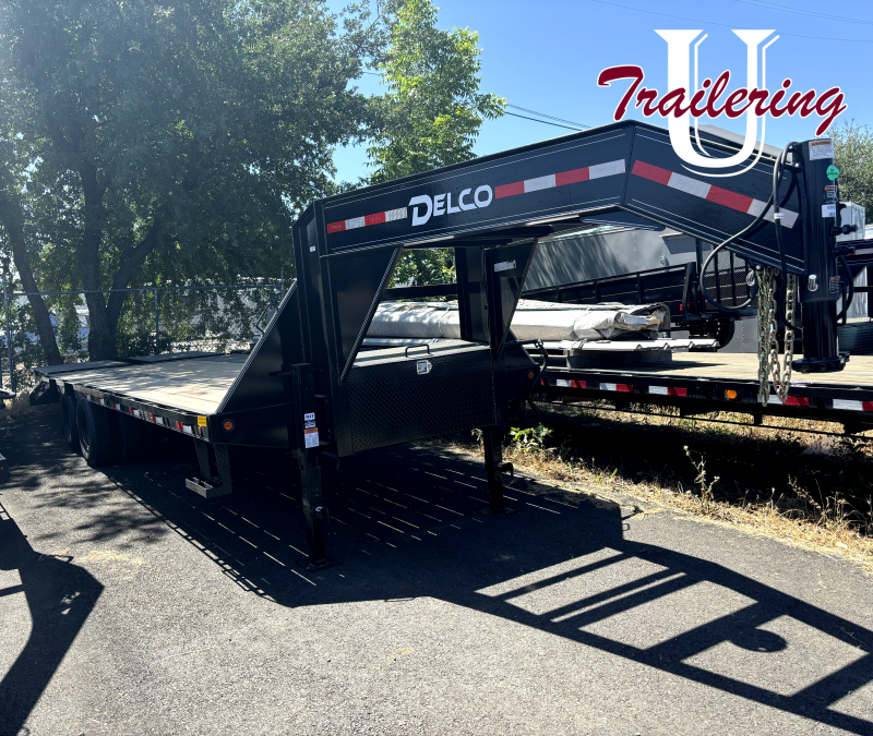 2027 Delco Trailers 14k GOOSENECK 25' Deckover Trailer