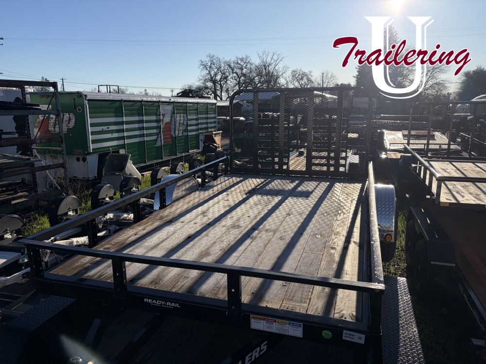 2026 PJ Trailers U8 Trailer 7x14 low rail 3500 gvwr