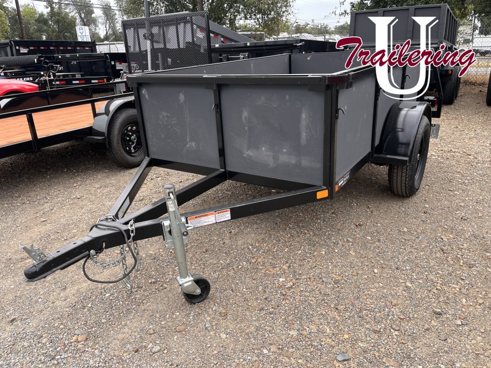 2022 Iron Eagle 5'x8' Voyager with a Swing Door with stake pockets, two tone panels and frame