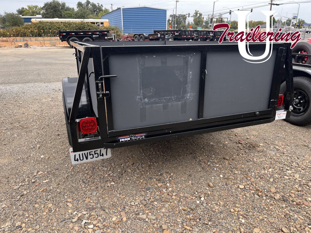 2022 Iron Eagle 5'x8' Voyager with a Swing Door with stake pockets, two tone panels and frame