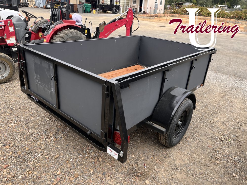 2022 Iron Eagle 5'x8' Voyager with a Swing Door with stake pockets, two tone panels and frame