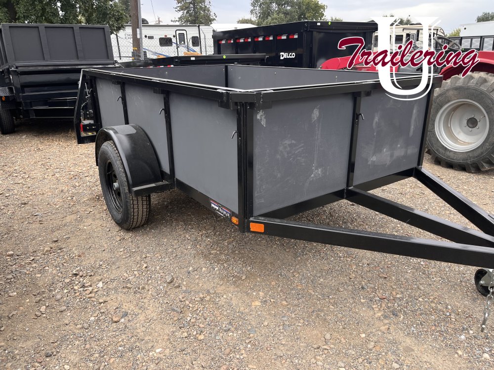 2022 Iron Eagle 5'x8' Voyager with a Swing Door with stake pockets, two tone panels and frame