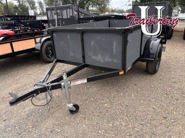 2022 Iron Eagle 5'x8' Voyager with a Swing Door with stake pockets, two tone panels and frame