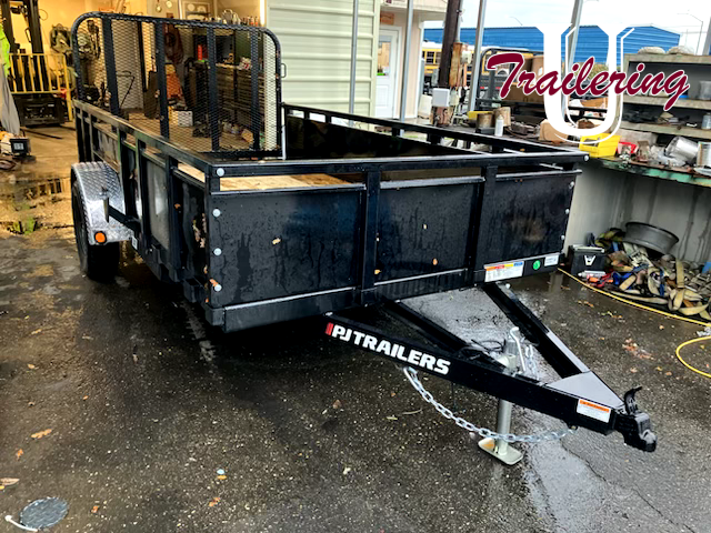 2026 PJ Trailers U7 Trailer 6.5x12 2' sides 5.2k