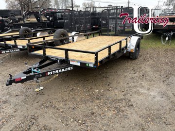 2026 PJ Trailers U8 Trailer 7x14 low rail 3500 gvwr
