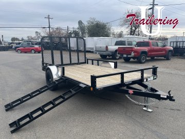 2026 PJ Trailers U8 Trailer 7x14 low rail 3500 gvwr