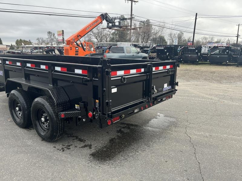 83" X 14' TANDEM AXLE DUMP LOW-PRO DUMP 8 lug