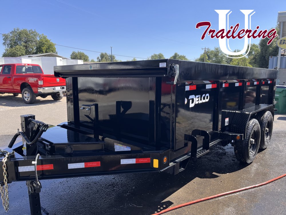 2025 Delco 7'x14' Bumper Pull with 3' Walls 14k 8 lug