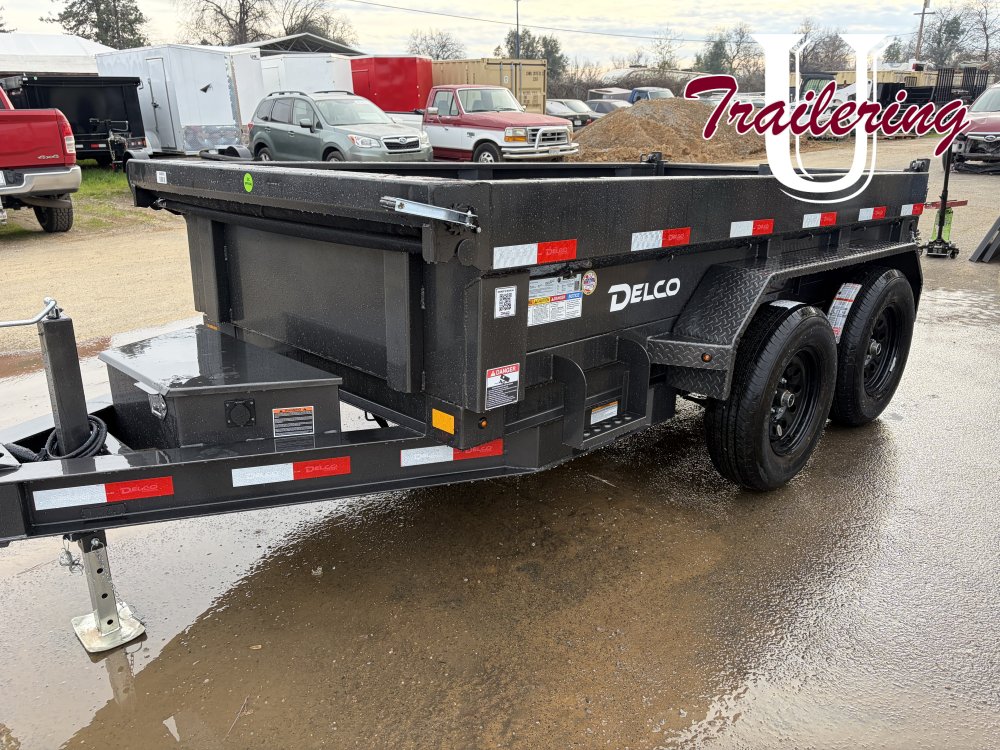 2026 Delco 5'x10' Bumper Pull 7k Charcoal
