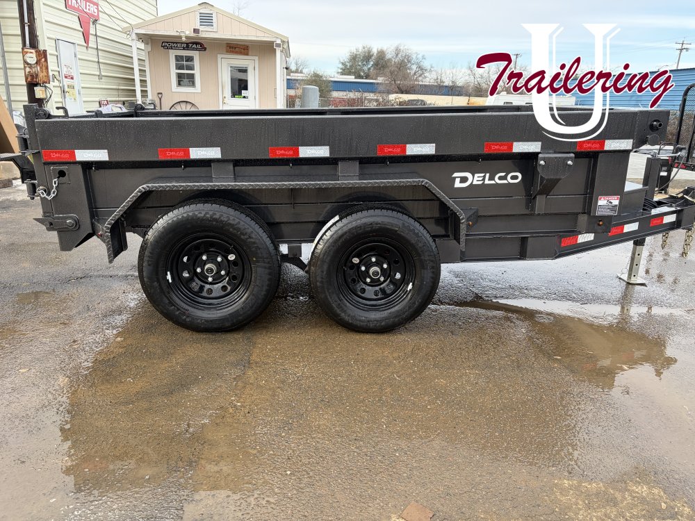 2026 Delco 5'x10' Bumper Pull 7k Charcoal