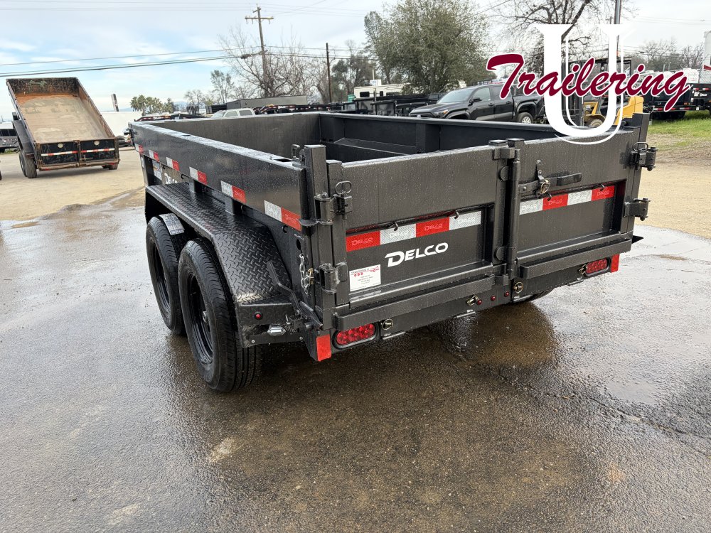 2026 Delco 5'x10' Bumper Pull 7k Charcoal