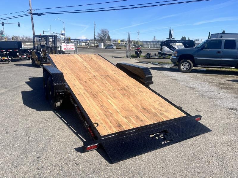 2024 Teton Trailer 16' 14K Tilt Deck Equipment Trailer