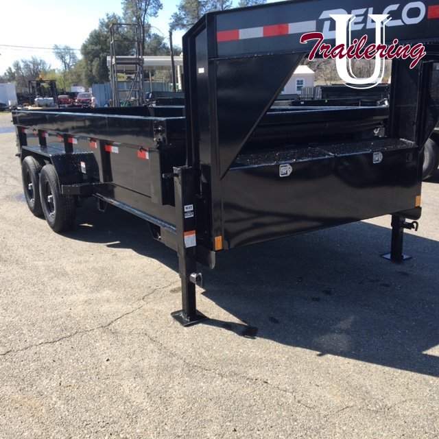 2025 Delco 7'x14' Gooseneck 14k 8 LUG