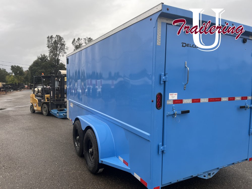 2025 Delco 7'x16' 12k Cargo / Enclosed