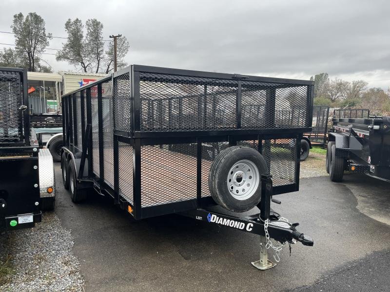 2019 Diamond C Trailers 7'x16' Landscape with 4' Side Mesh