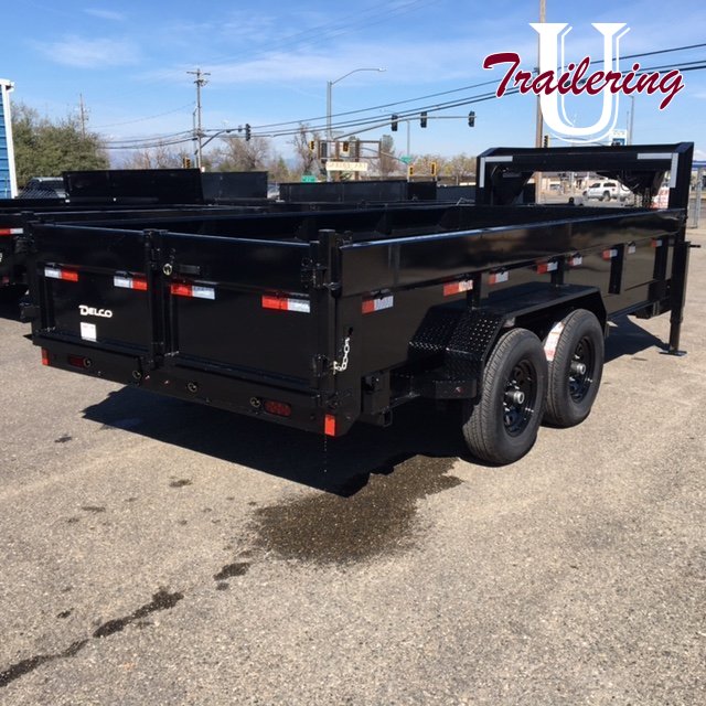 2026 Delco 7'x16' Gooseneck 14k 8 LUG