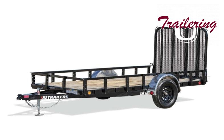 2022 PJ Trailers U7 Trailer 6.5 x 12 5200 gvwr w/ brakes; lightly used
