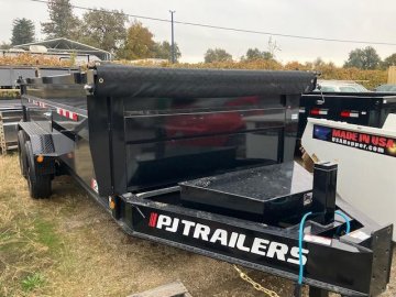 2025 PJ Trailers DE Trailer 3' sides 20k hyd jack