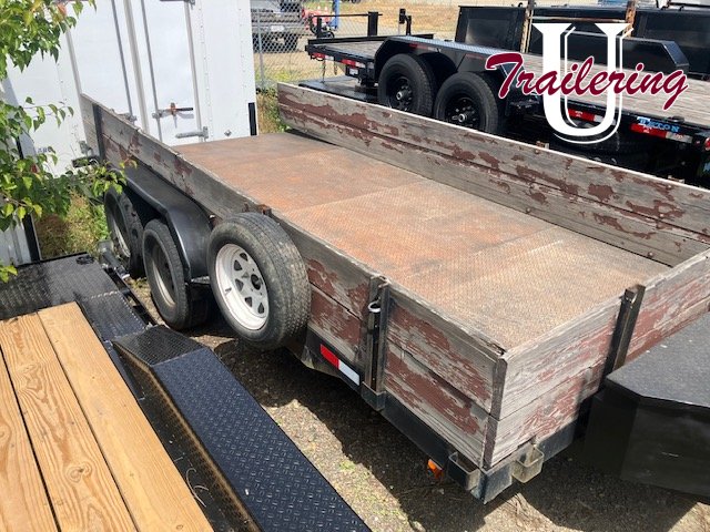 1998 Carson 16' Car Hauler w/ dovetail; steel deck