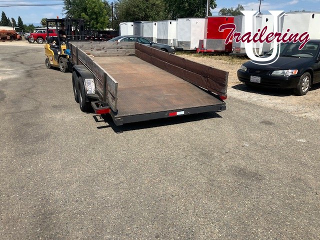 1998 Carson 16' Car Hauler w/ dovetail; steel deck