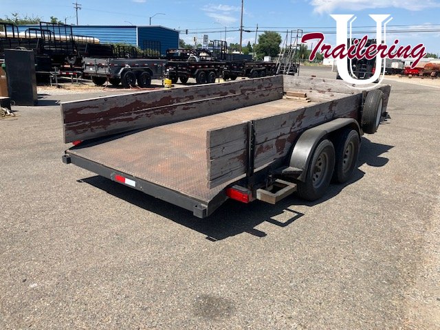 1998 Carson 16' Car Hauler w/ dovetail; steel deck
