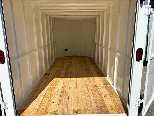 2025 Delco Trailers Bumper Pull Enclosed Cargo 7x16 heavy duty Cargo / Enclosed Trailer with a rear ramp