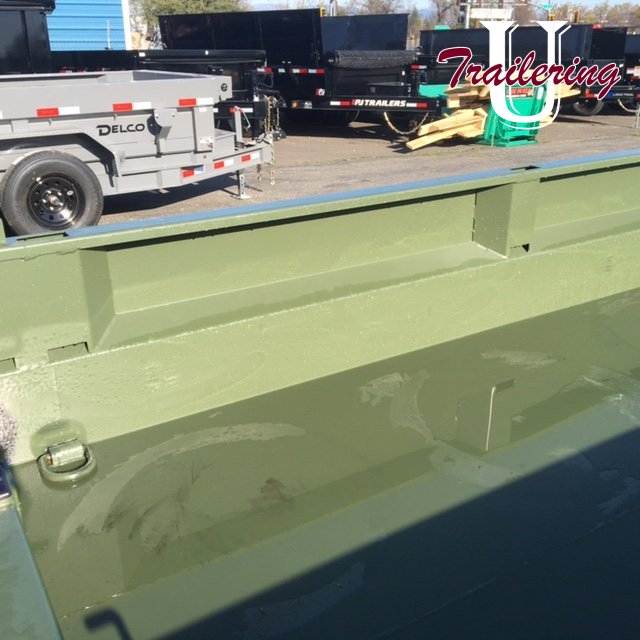 2026 Delco 5'x10' Bumper Pull 7k Army Green