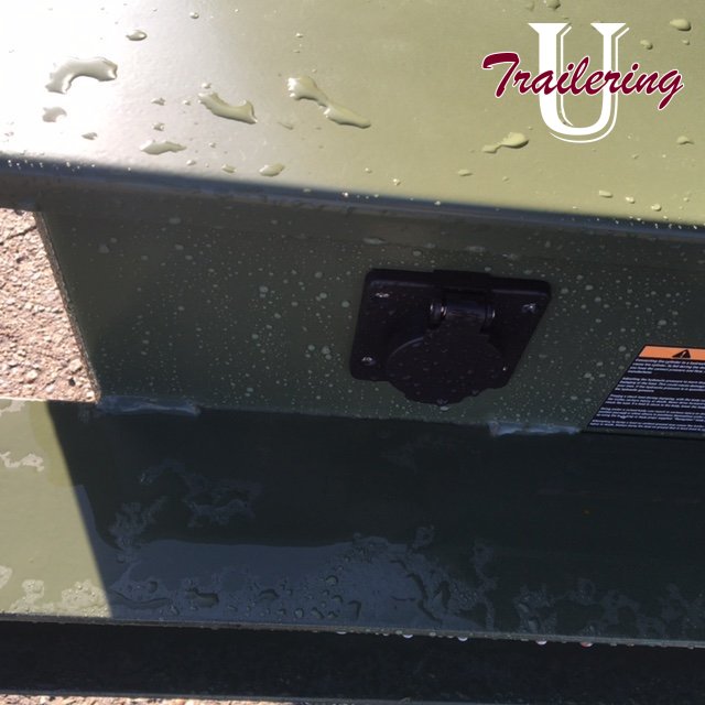 2026 Delco 5'x10' Bumper Pull 7k Army Green