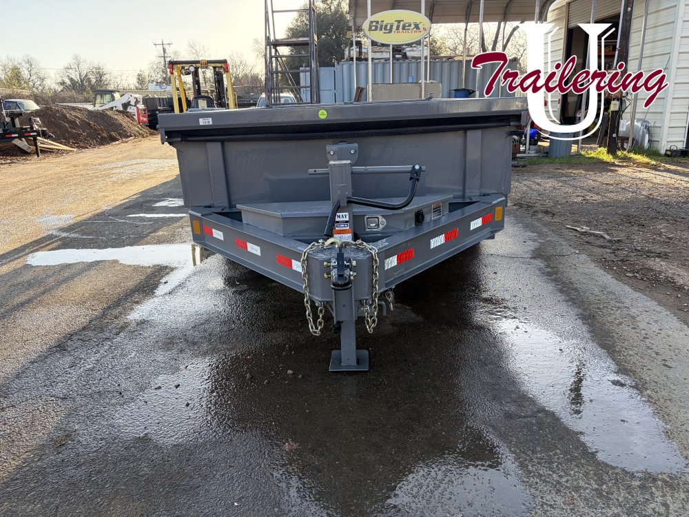 2026 Delco 7'x12' Gray Bumper Pull 8 lug