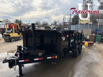 2026 Delco 7'x14' Telescoping Bumper Pull 8 LUG 3' WALLS