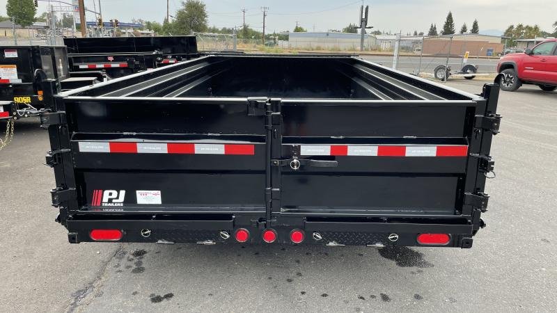 2025 PJ Trailers DL 16' full low pro, hyd jack, 14 ply tires