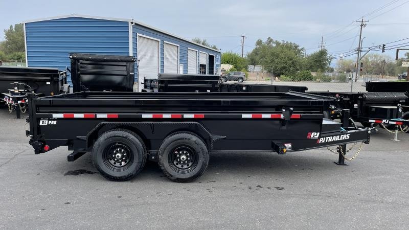 2025 PJ Trailers DL 16' full low pro, hyd jack, 14 ply tires