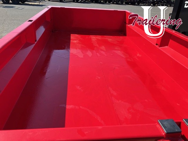 2025 Delco 7'x14' Bumper Pull 16k 8 LUG RED 17.5 H RATED TIRES