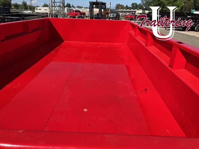 2025 Delco 7'x14' Bumper Pull 16k 8 LUG RED 17.5 H RATED TIRES