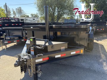 2026 Delco 7'x14' Bumper Pull 14k 8 LUG telescoping ram