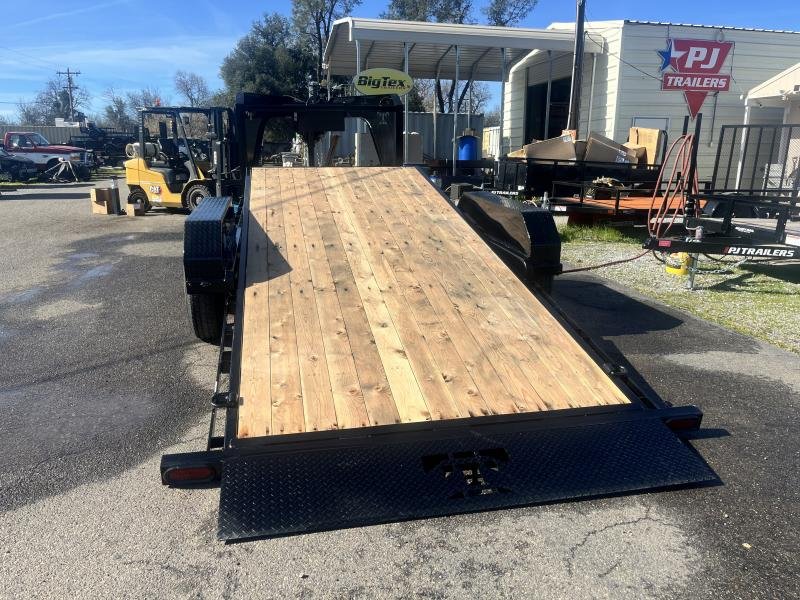 2024 Teton Trailer 20' Tilt Deck gooseneck Equipment Trailer 8 LUG