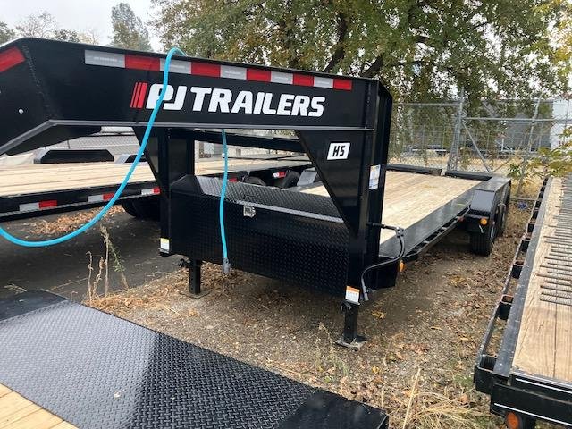 2025 PJ Trailers H5 20' 20k gooseneck monster ramps Equipment Trailer