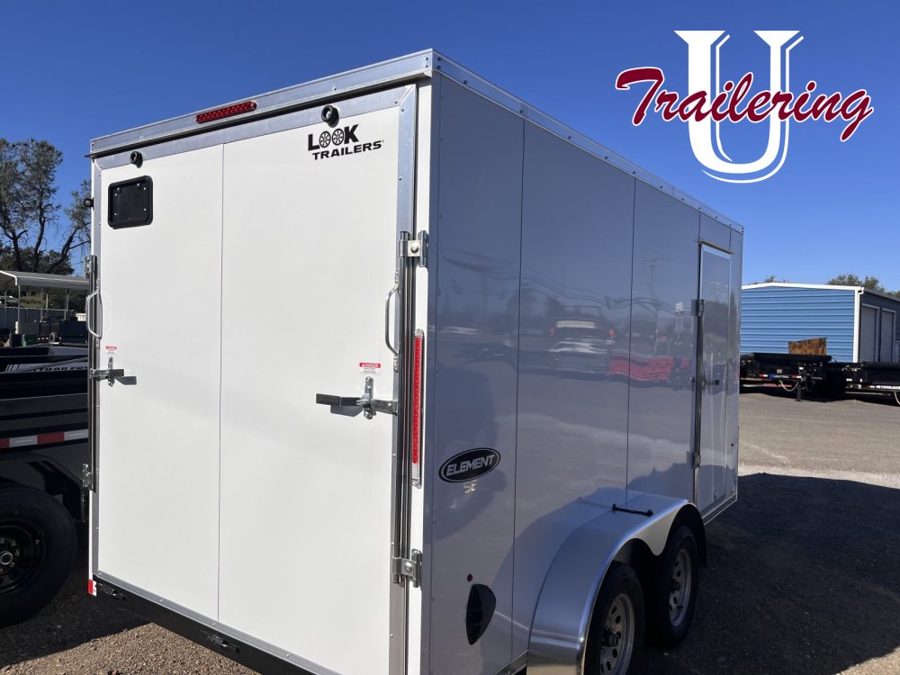 2026 Look Trailers 7x14 7K Plus 6" higher roof, bar locks