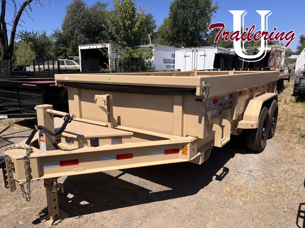 2025 Delco 7'x14' Bumper Pull 14k 8 LUG
