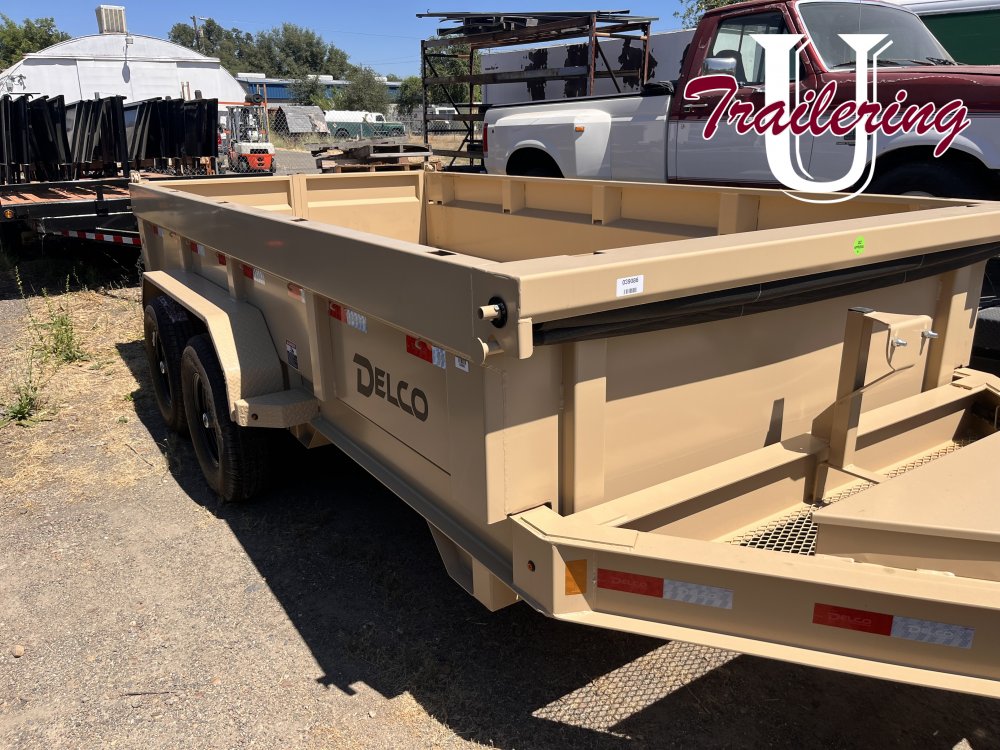 2025 Delco 7'x14' Bumper Pull 14k 8 LUG