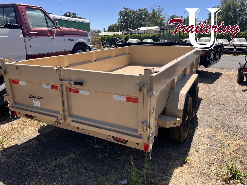 2025 Delco 7'x14' Bumper Pull 14k 8 LUG