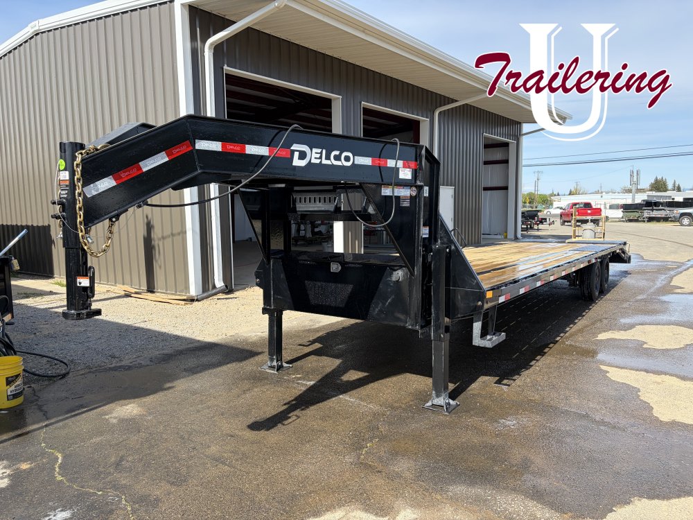 2026 Delco Trailers 20K/22K Low-Pro GOOSENECK 32' Deck over Trailer
