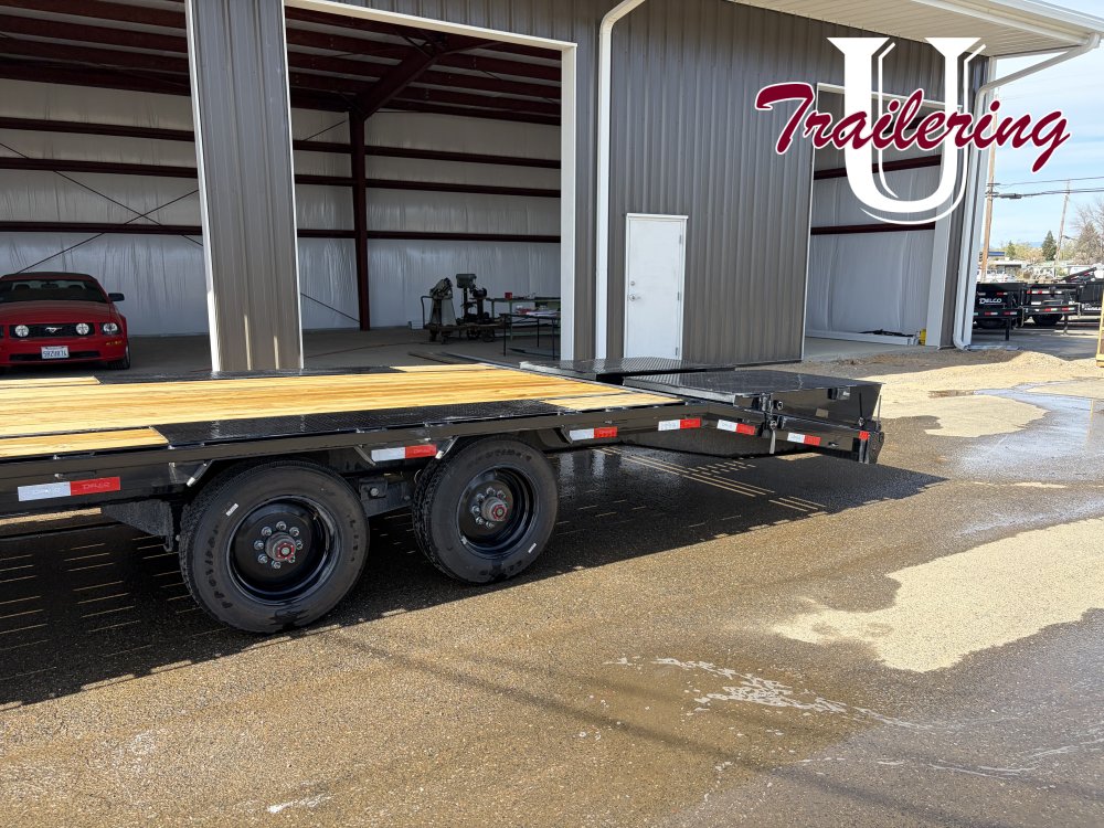2026 Delco Trailers 20K/22K Low-Pro GOOSENECK 32' Deck over Trailer